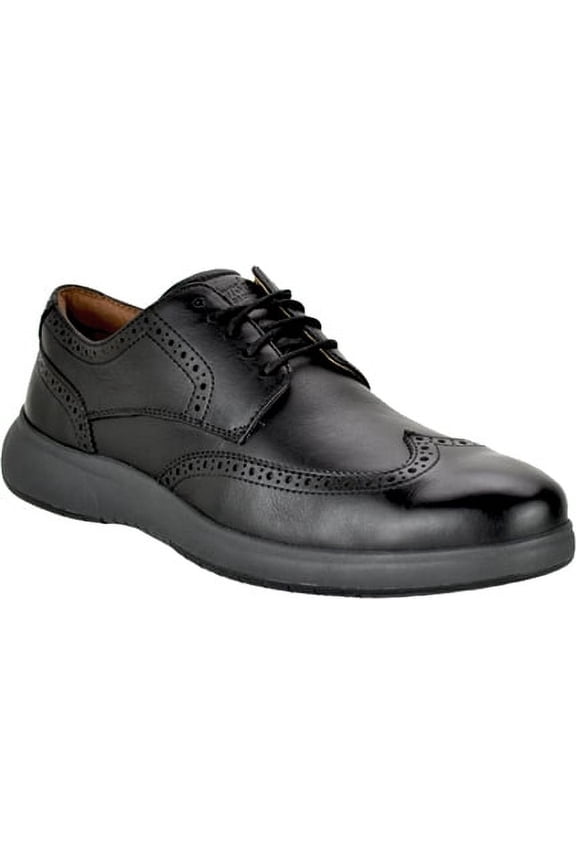 Men's Florsheim Steel Toe Wingtip Work Shoe FS2624, Black