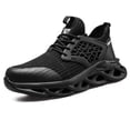 thumbnail image 1 of Men's Flying Net Breathable Lightweight Steel Toe Anti-smashing and Puncture-proof Safety Protection Work Shoes, 1 of 1