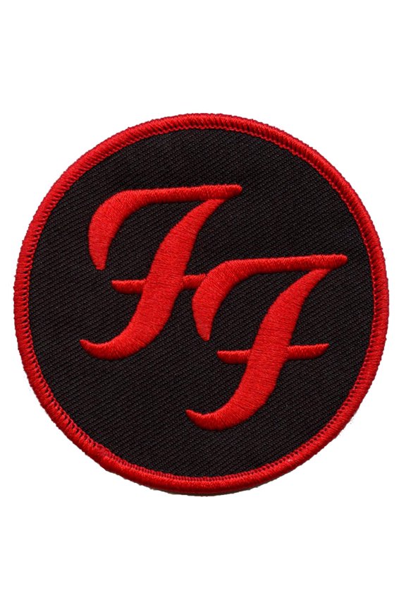 Men's Foo Fighters Circle Logo Embroidered Patch Red