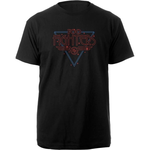 Men's Foo Fighters Disco Outline T-shirt Small Black