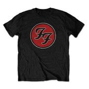 Men's Foo Fighters Ff Logo T-shirt XXX-Large Black