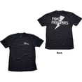 thumbnail image 1 of Men's Foo Fighters Flash Logo (Back Print) Slim Fit T-shirt Medium Black, 1 of 3