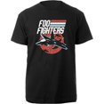 thumbnail image 1 of Men's Foo Fighters Jets Slim Fit T-shirt Medium Black, 1 of 3