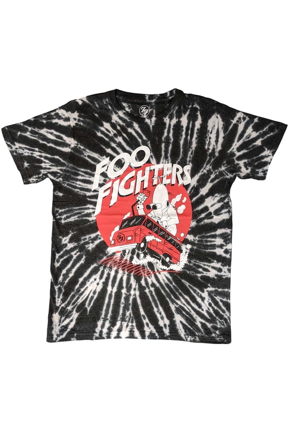 Men's Foo Fighters Speeding Bus T-shirt Large Black