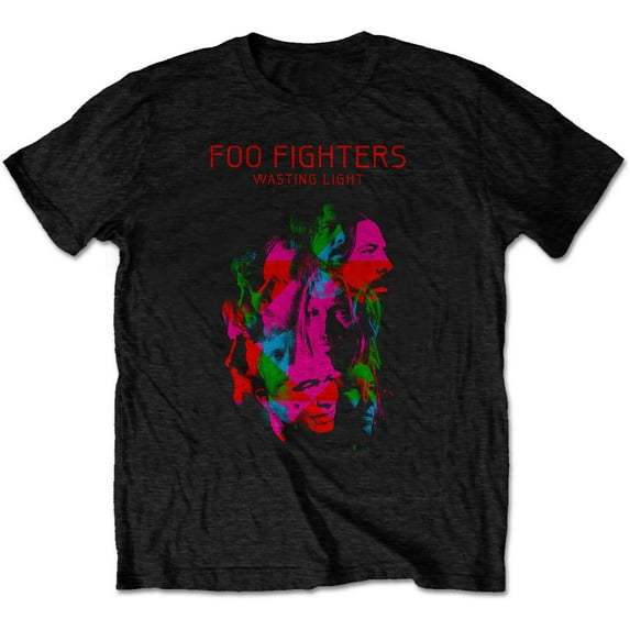 Men's Foo Fighters Wasting Light Slim Fit T-shirt X-Large Black