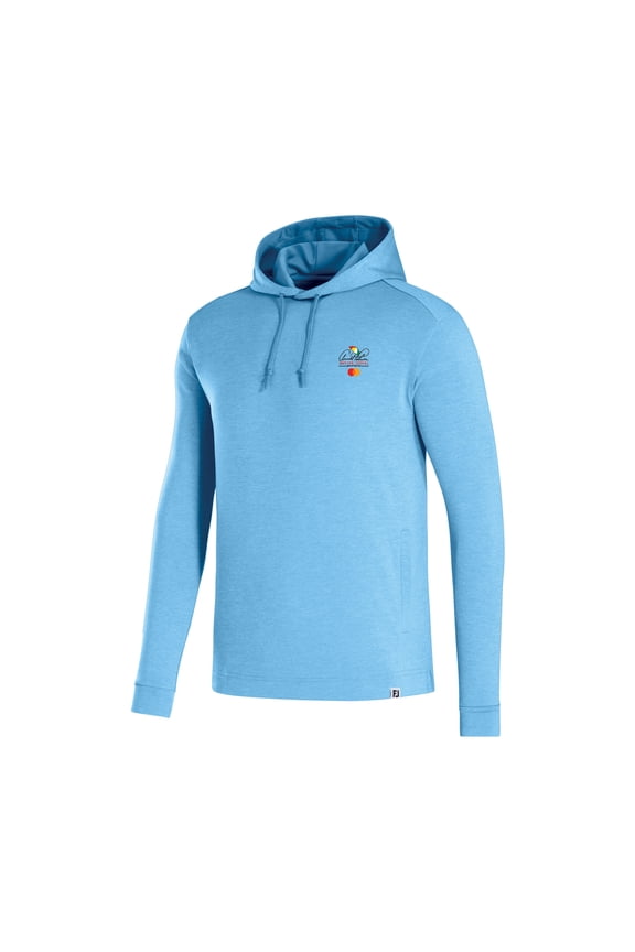 Men's-FootJoy  Light Blue Arnold Palmer Invitational Lightweight Pullover Hoodie