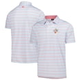 thumbnail image 1 of Men's-FootJoy  White Arnold Palmer Invitational ProDry Multi Pinstripe Lisle Polo, 1 of 4