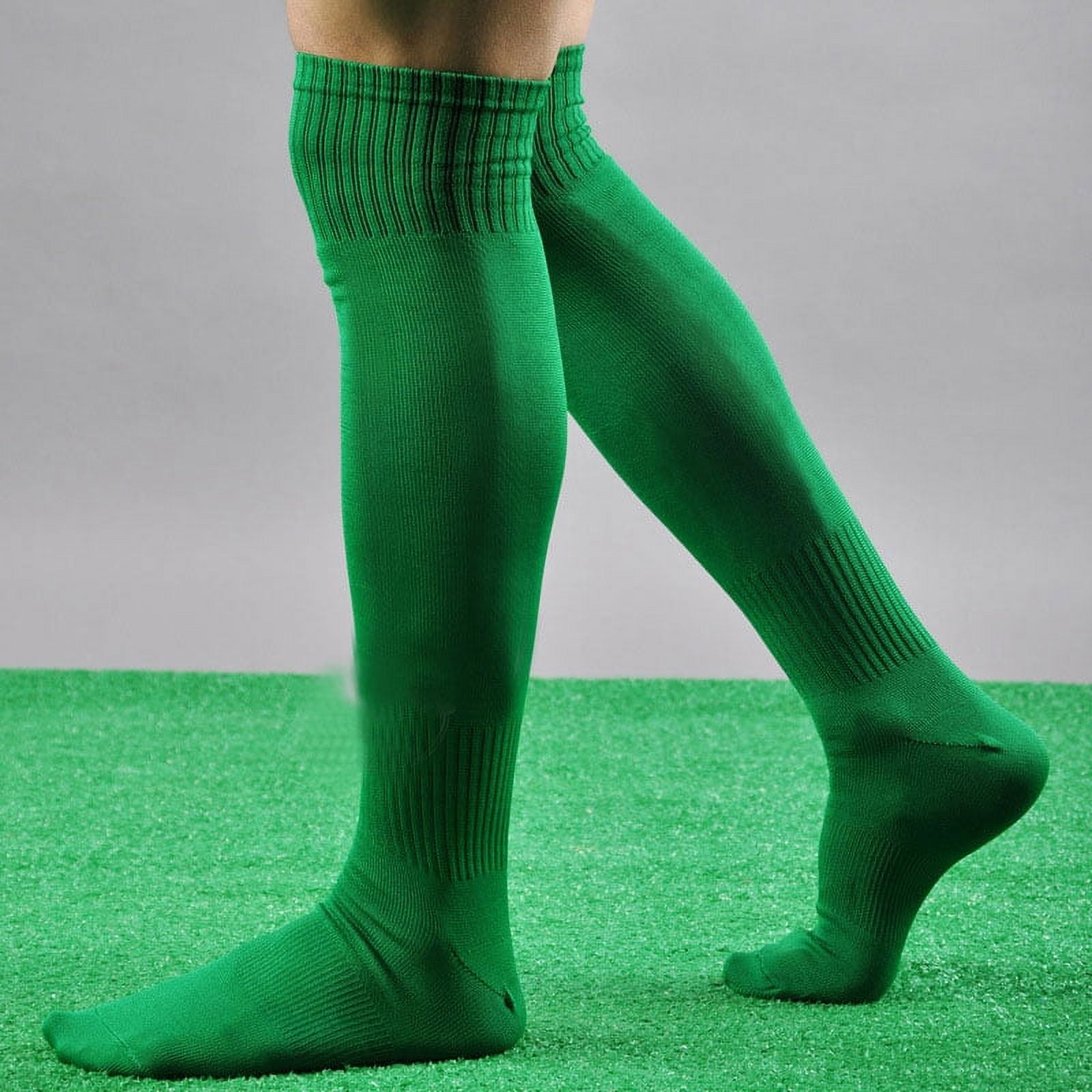 Men’s Football Long Socks, Over Knee Stocking Knee High Tube Socks Soft