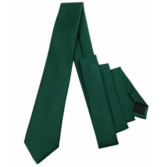 Men’s Forest Formal Satin Self-Tie Necktie in a Variety of Colors by Spencer J’s Signature Satin Collection