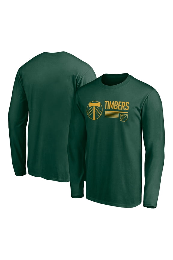 Men's Forest Green Portland Timbers Delivering Victory Long Sleeve T-Shirt