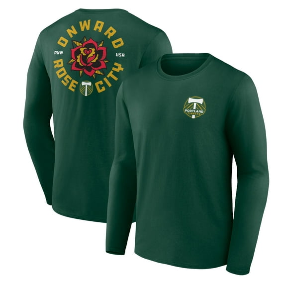 Men's Forest Green Portland Timbers Team Hometown Collection Long Sleeve T-Shirt