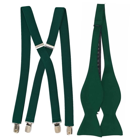 Men’s Forest Suspenders & Self-Tie Bow Tie Collection in a variety of colors by Spencer J’s