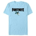 thumbnail image 1 of Men's Fortnite Battle Bus Keychain Logo  Graphic Tee Light Blue Medium, 1 of 4