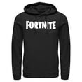 thumbnail image 1 of Men's Fortnite Classic White Logo Pull Over Hoodie Black Medium, 1 of 4
