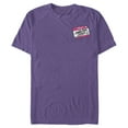 thumbnail image 1 of Men's Fortnite Cuddle Name Tag  Graphic Tee Purple Large, 1 of 4