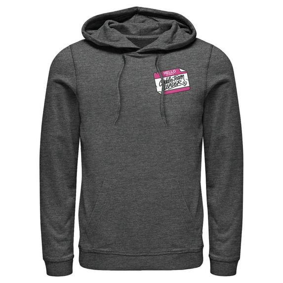 Men's Fortnite Cuddle Name Tag  Pull Over Hoodie Charcoal Heather Small