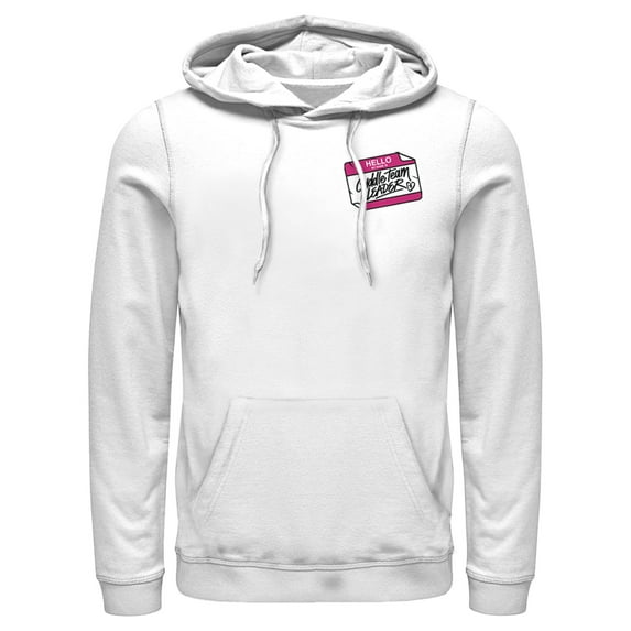 Men's Fortnite Cuddle Name Tag  Pull Over Hoodie White X Large