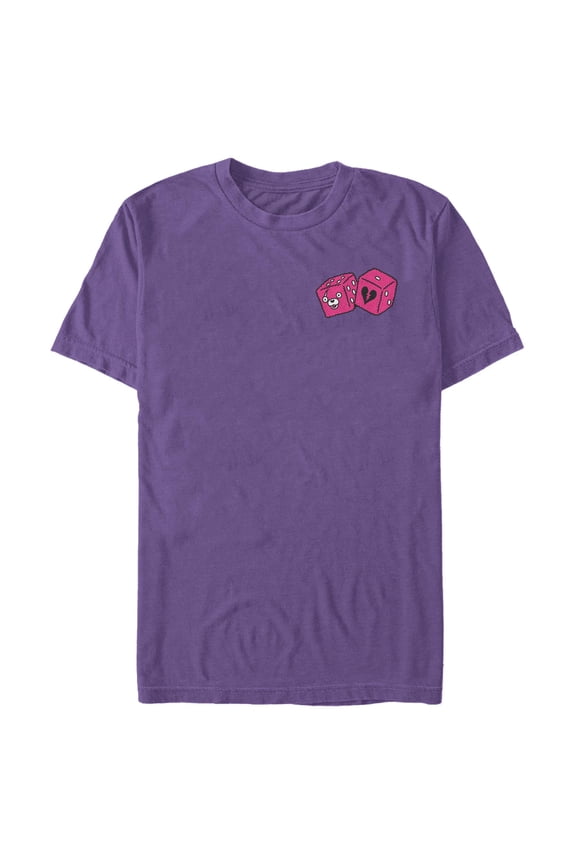 Men's Fortnite Cuddle Team Leader Small Dice  Graphic Tee