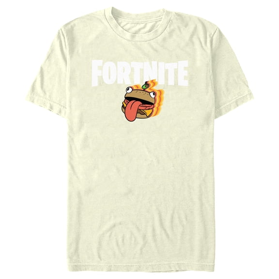 Men's Fortnite Durr Burger Logo Graphic Tee Beige Small
