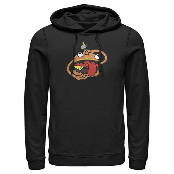 Men's Fortnite Durr Burger Pull Over Hoodie Black Large
