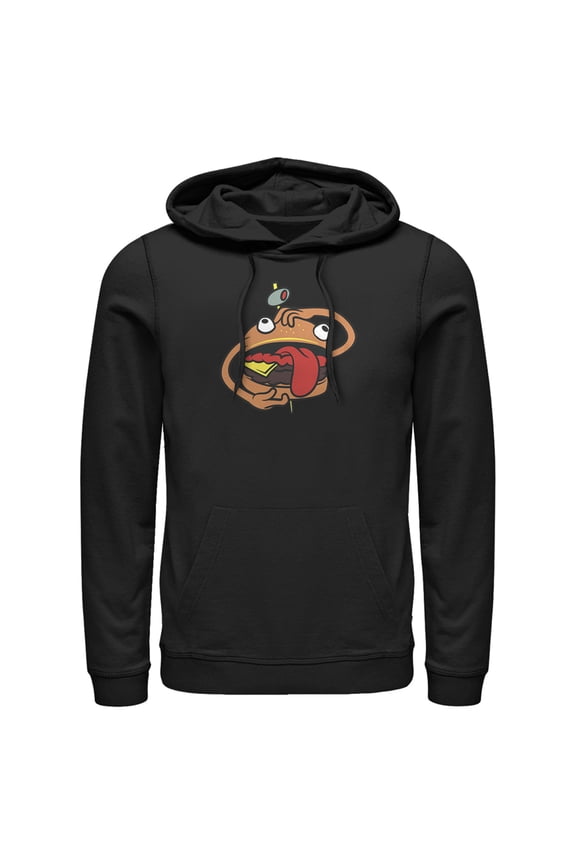 Men's Fortnite Durr Burger Pull Over Hoodie Black X Large