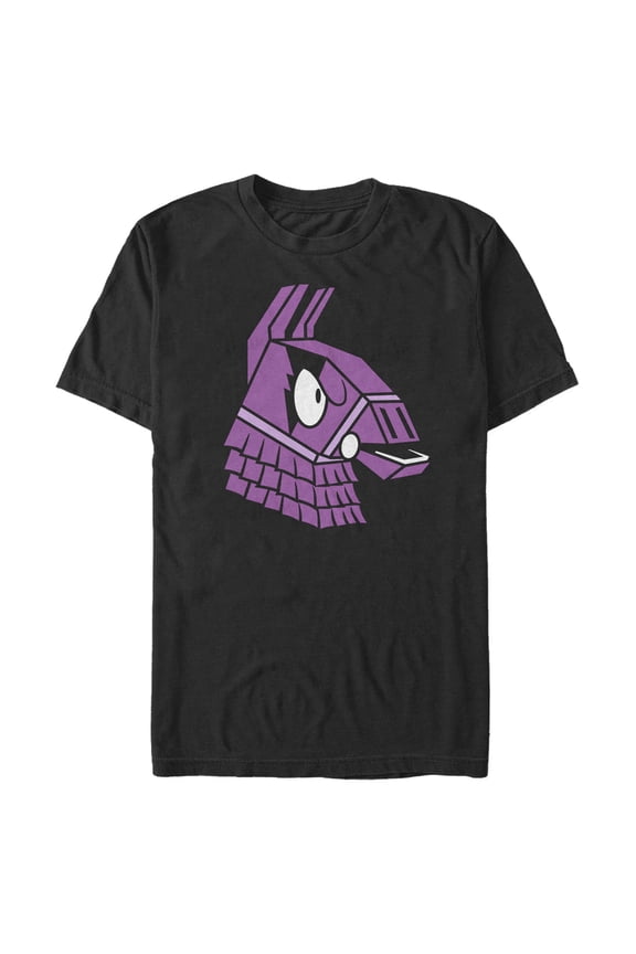 Men's Fortnite Fierce Victory Royale Llama Graphic Tee Black Medium