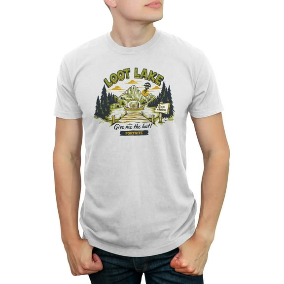 Men's Fortnite Loot Lake  Graphic T-Shirt