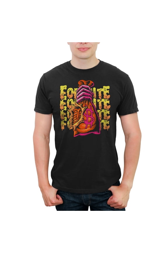 Men's Fortnite Mancake Pancakes Graphic T-Shirt