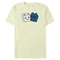 thumbnail image 1 of Men's Fortnite Meowscles Dice  Graphic Tee Beige Large, 1 of 4