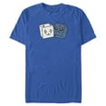 thumbnail image 1 of Men's Fortnite Meowscles Dice  Graphic Tee Royal Blue Small, 1 of 5