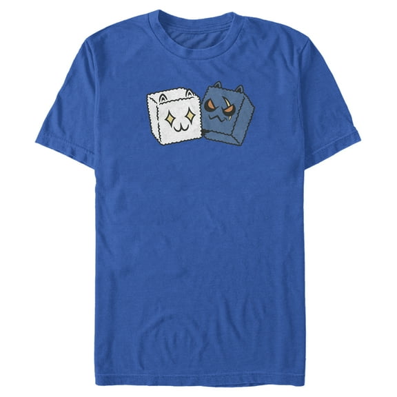 Men's Fortnite Meowscles Dice  Graphic Tee Royal Blue Small