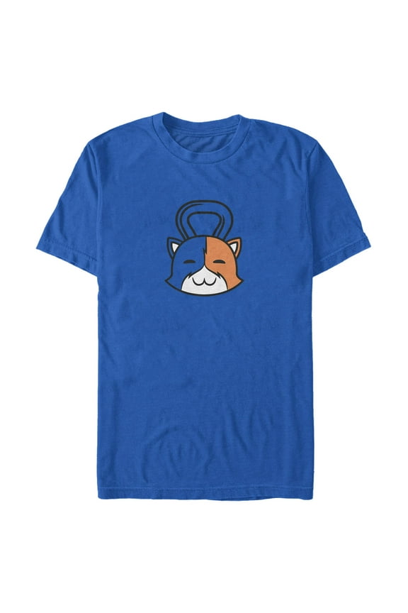 Men's Fortnite Meowscles Dumbbell  Graphic Tee Royal Blue Small