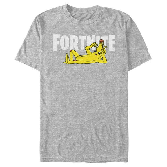 Men's Fortnite Peel Yourself Logo  Graphic Tee Athletic Heather 2X Large