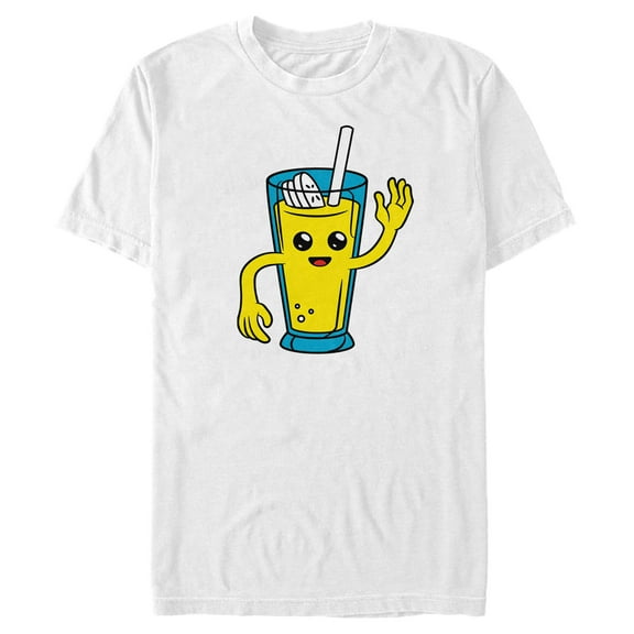 Men's Fortnite Peely Banana Smoothie  Graphic Tee White 3X Large