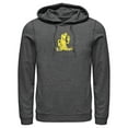 thumbnail image 1 of Men's Fortnite Peely Peace Sign  Pull Over Hoodie Charcoal Heather Large, 1 of 4
