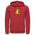 thumbnail image 1 of Men's Fortnite Peely Peace Sign  Pull Over Hoodie Red Small, 1 of 4