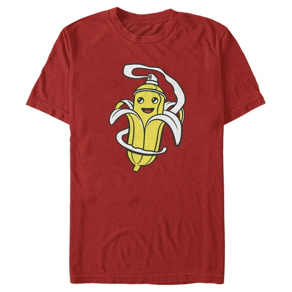 Men's Fortnite Peely Spray Can Graphic Tee Red X Large
