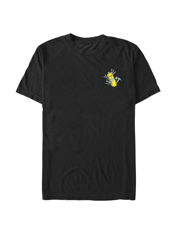 Men's Fortnite Peely Tool Graphic Tee Black Medium