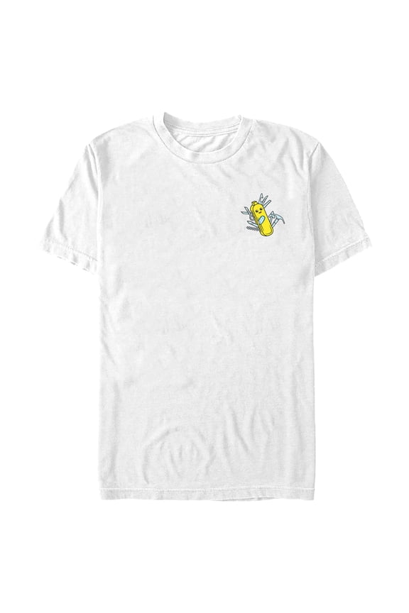 Men's Fortnite Peely Tool Graphic Tee White 2X Large