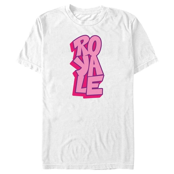 Men's Fortnite Pink Royale Graphic Tee White Large