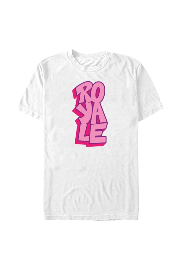Men's Fortnite Pink Royale Graphic Tee White Large
