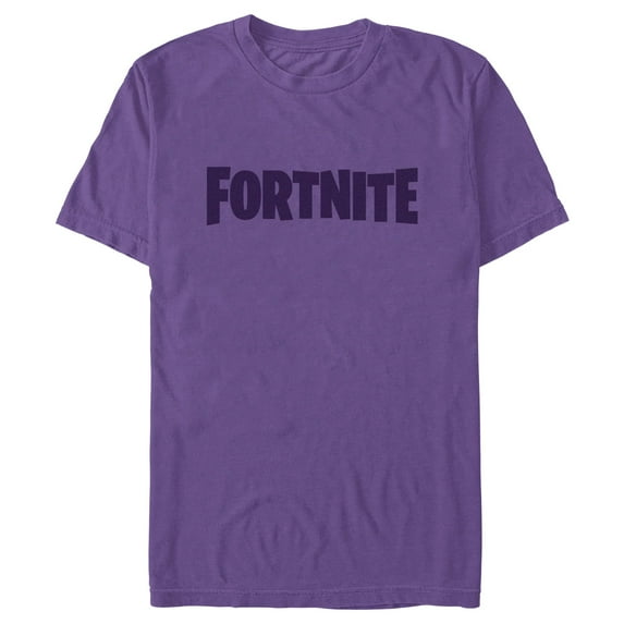 Men's Fortnite Purple Logo Graphic Tee Purple 2X Large