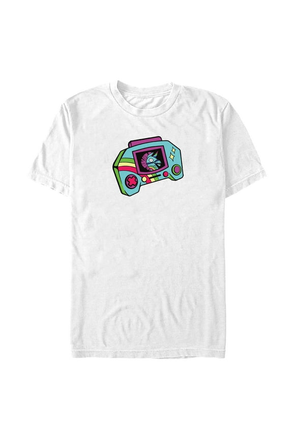 Men's Fortnite Rainbow Smash Console Graphic Tee White Large