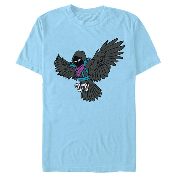 Men's Fortnite Raven Attack Graphic Tee Light Blue Small