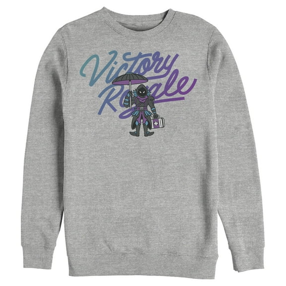 Men's Fortnite Raven Victory Royale  Sweatshirt Athletic Heather 2X Large