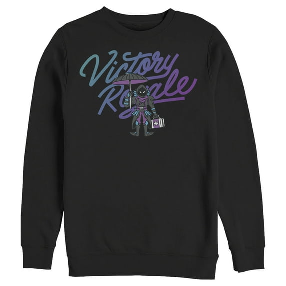 Men's Fortnite Raven Victory Royale Sweatshirt Black Medium