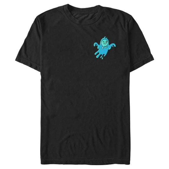 Men's Fortnite Rippley Ghost Small Graphic Tee Black Medium