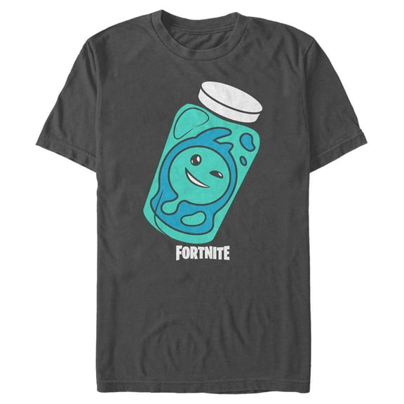 Men's Fortnite Rippley Jar Graphic Tee Charcoal Medium