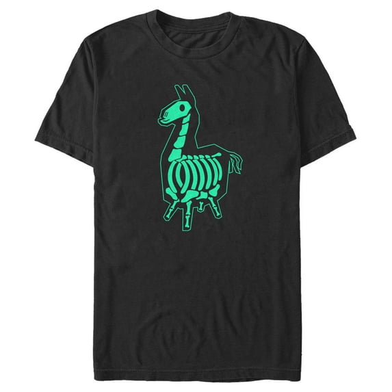 Men's Fortnite Victory Llama X-Ray Graphic Tee Black X Large