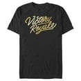 thumbnail image 1 of Men's Fortnite Victory Royale Gold Script  Graphic Tee Black Large, 1 of 5